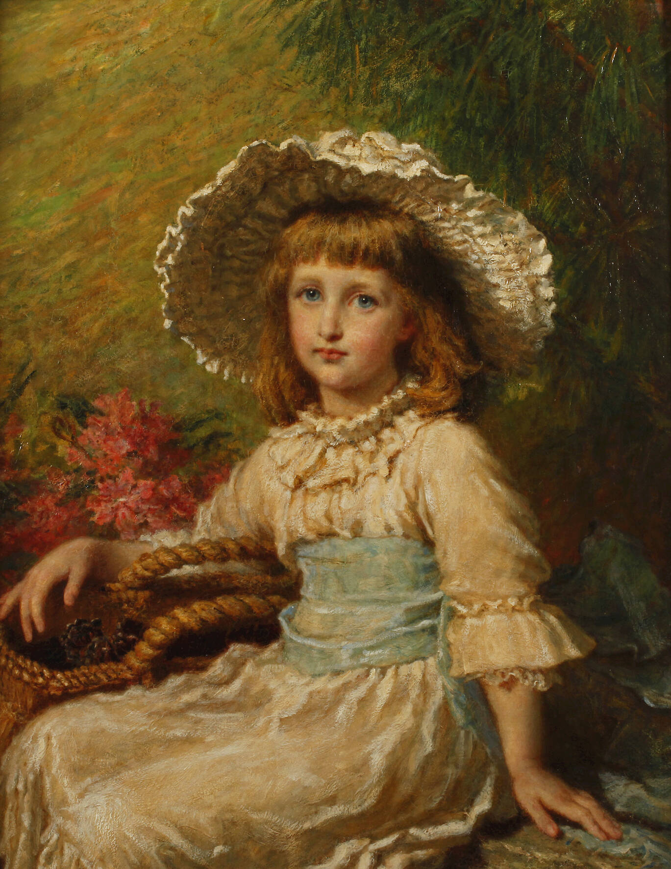 Carl Bauerle, Mädchenbildnis der Elisabeth Risdon