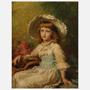 Carl Bauerle, Mädchenbildnis der Elisabeth Risdon