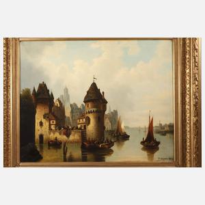 M. Dohmen, Stadt am Fluss