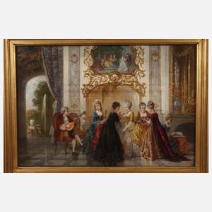 Gesellschaft im Rokokosaal