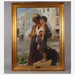 Konrad Grob, Neapolitanische Marktszene