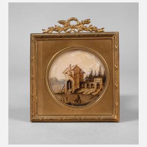 Franz Lieder, attr., Flusslandschaft mit Mühle