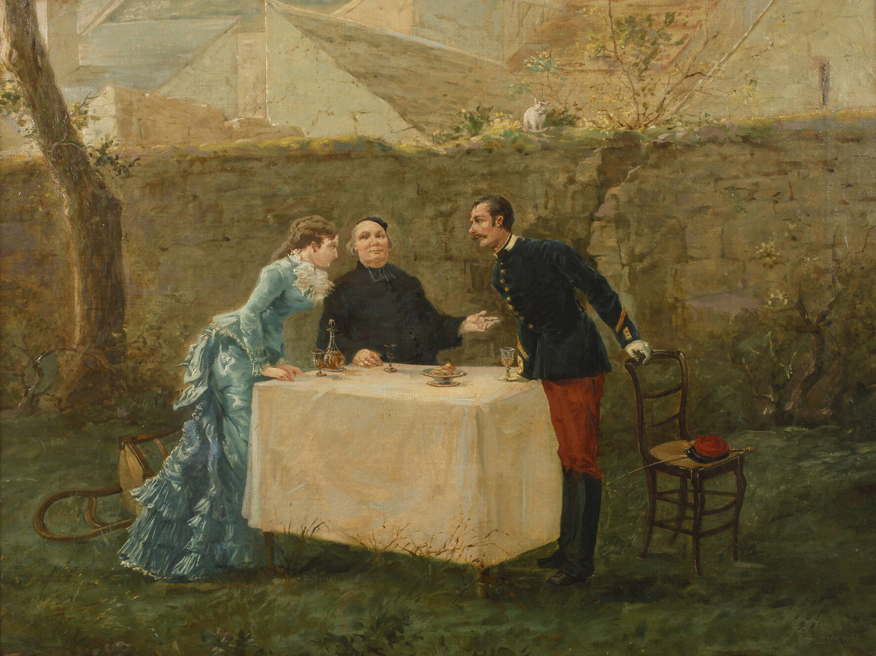 G. Alcide Loron, Das erste Treffen