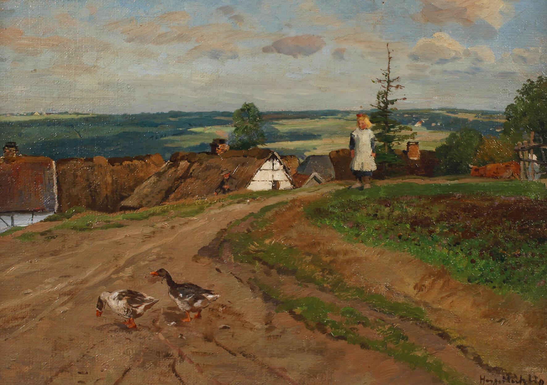 Prof. Hugo Mühlig, "Haarscheidt in der Eifel"