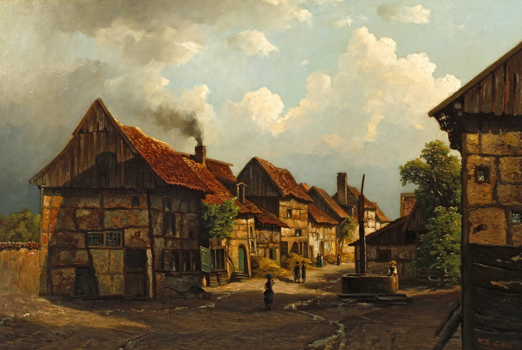 Theodor Nocken, Sonnige Dorfstraße