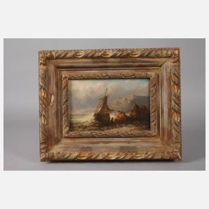 Prof. Jules Noel, attr., Gestrandetes Schiff