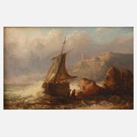 Prof. Jules Noel, attr., Gestrandetes Schiff111