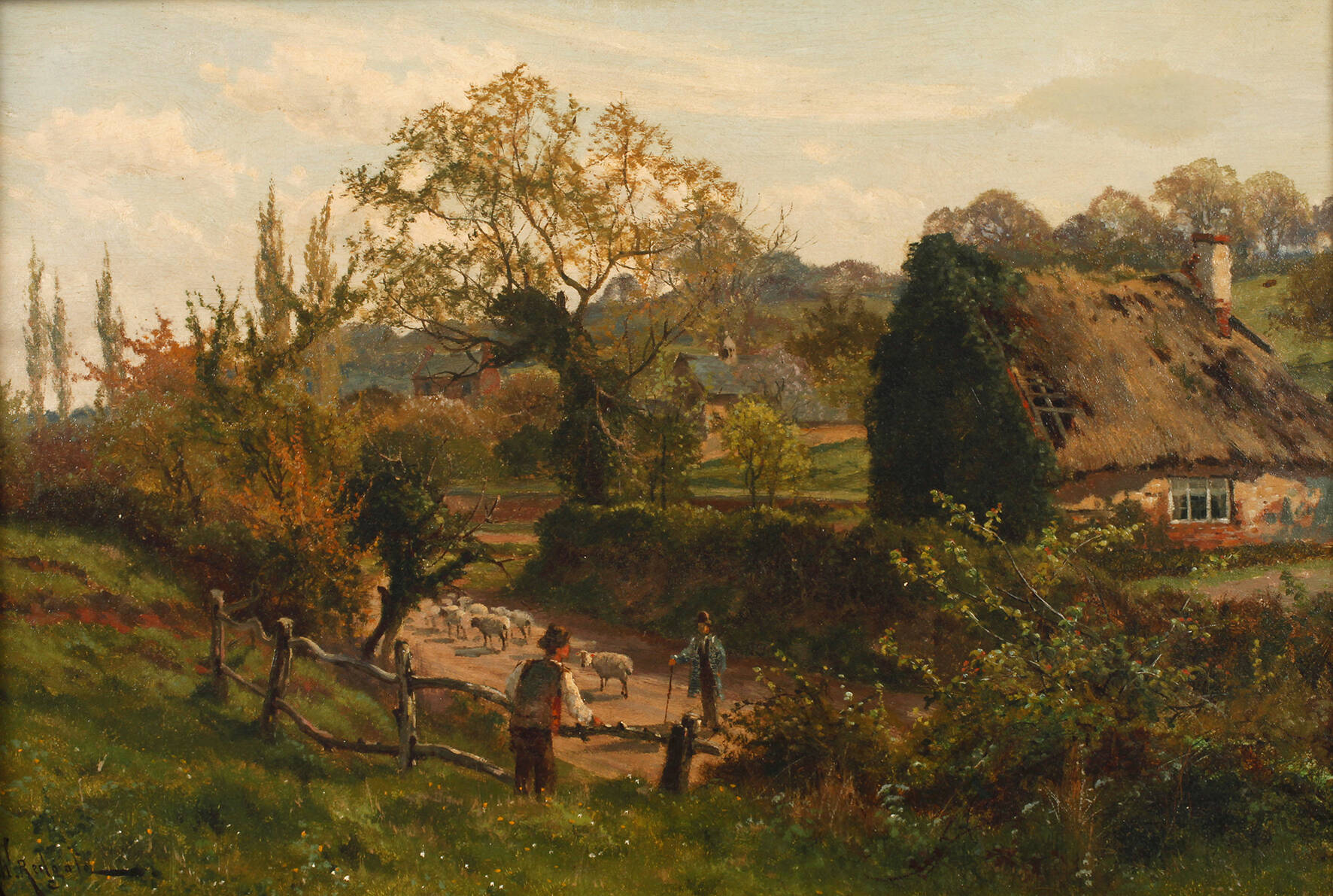 Arthur William Redgate, Dorflandschaft