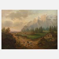 C. Reichel, Abend im Gebirge111