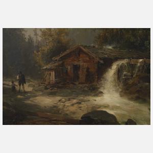 Josef Thoma, "Mühle aus dem Klosterthale ..."