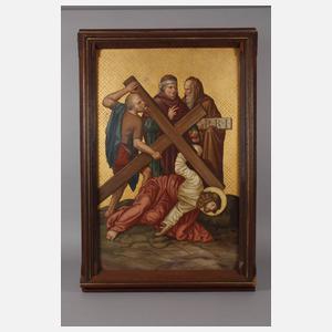 Zwei Kreuzwegszenen Historismus