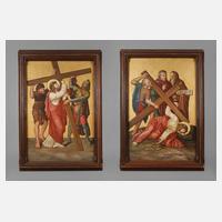 Zwei Kreuzwegszenen Historismus111