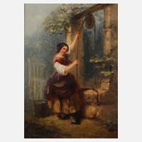 Mädchen am Brunnen111