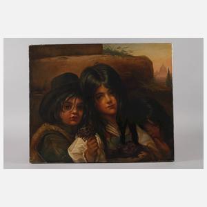 Veilchen verkaufende Kinder