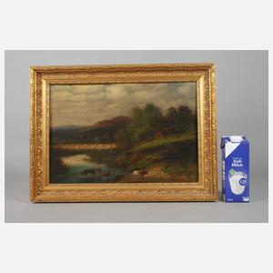 Kühe an der Tränke