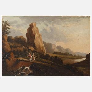 Landschaft mit Fluss