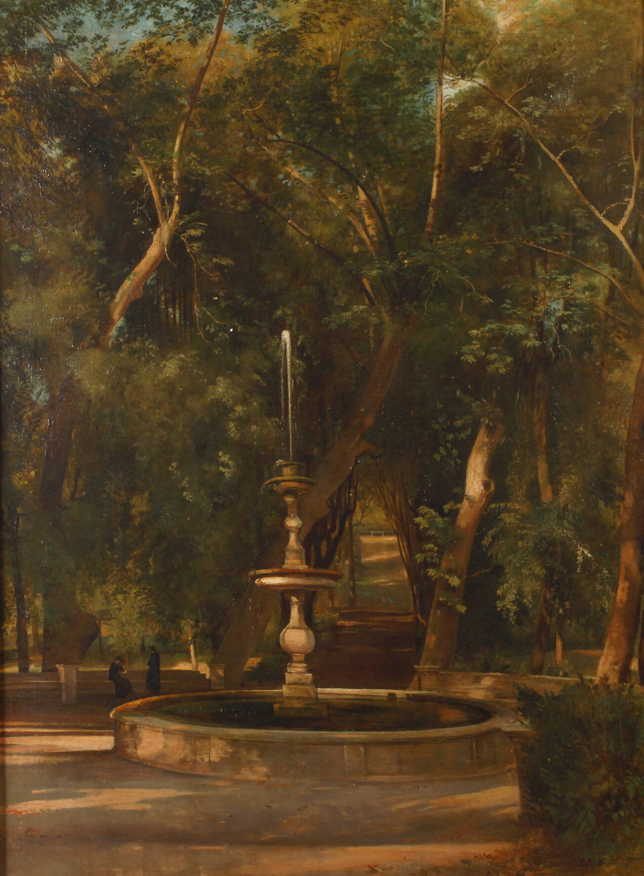 La Fontana Oscura a Villa Borghese