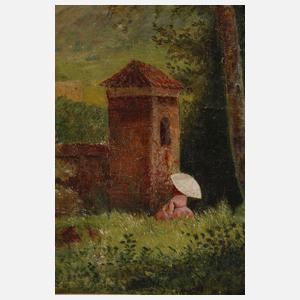 Schlossansicht im Gebirge