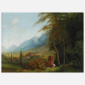 Schlossansicht im Gebirge