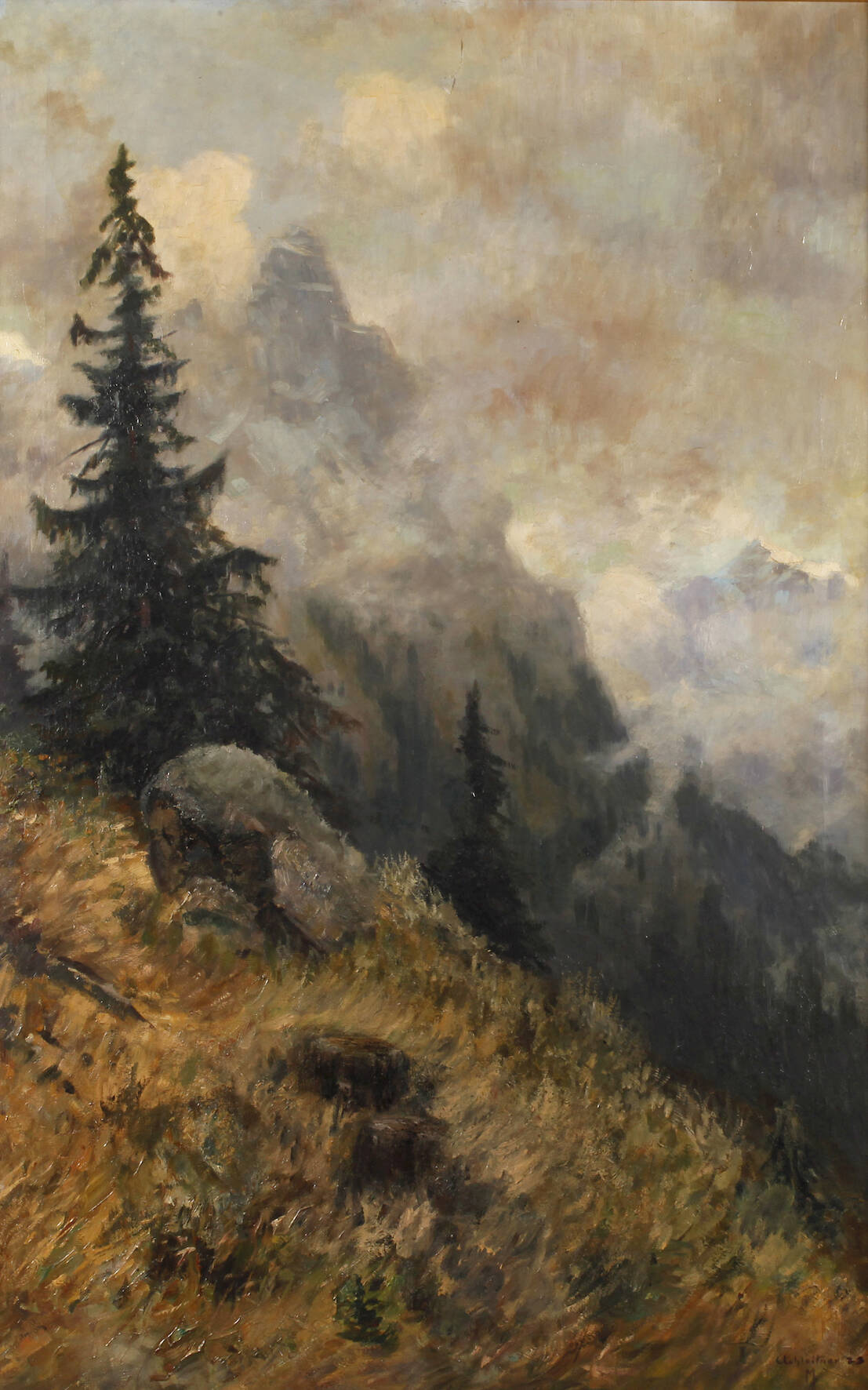 Adolf Achleitner, Morgen im Gebirge
