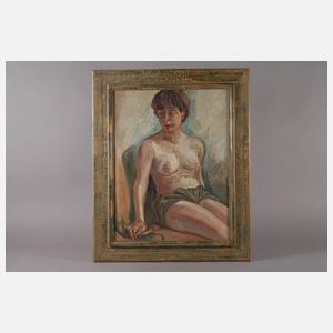 Paul Max Albrecht, Sitzender Akt