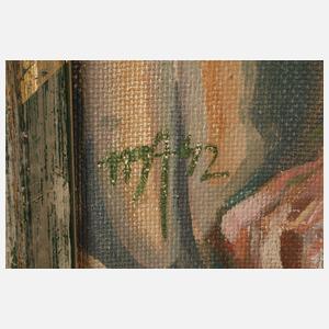 Paul Max Albrecht, Sitzender Akt