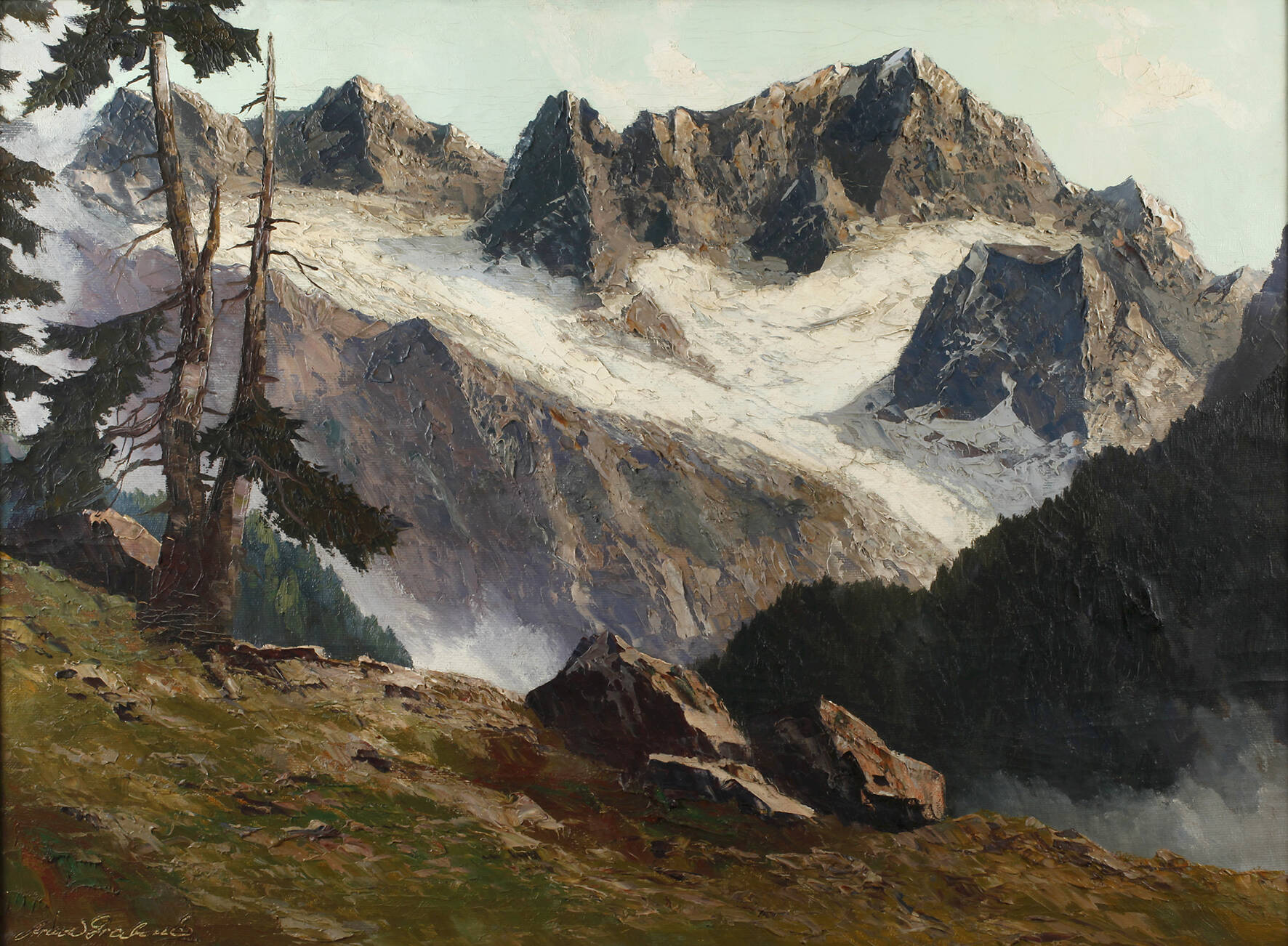 Prof. Georg Arnold-Graboné, Hochgebirgslandschaft