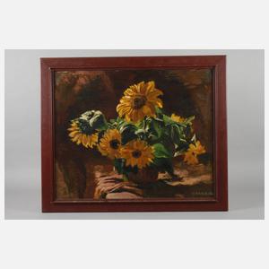 Prof. Eduard Bischof, Sonnenblumenstillleben