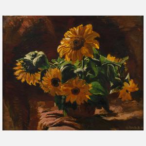 Prof. Eduard Bischof, Sonnenblumenstillleben