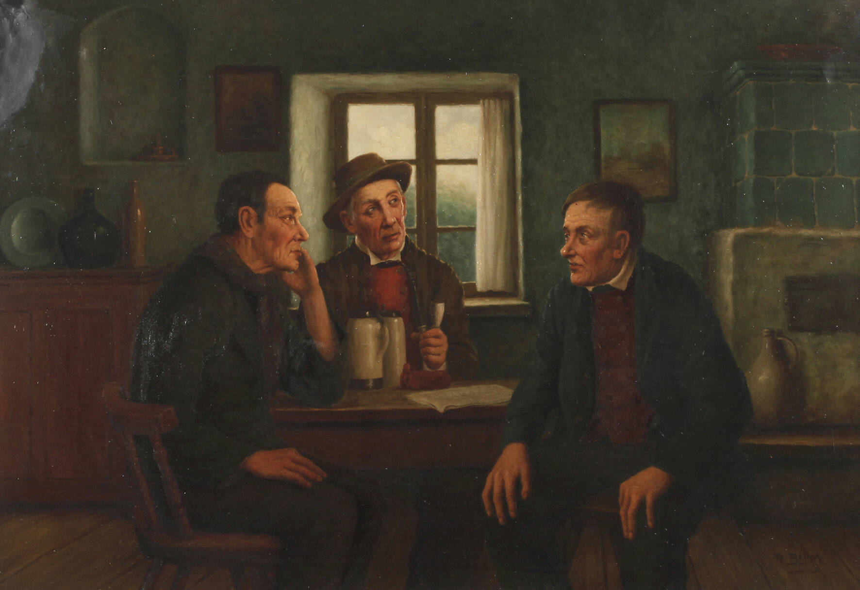 Robert Blum, Stubenszene