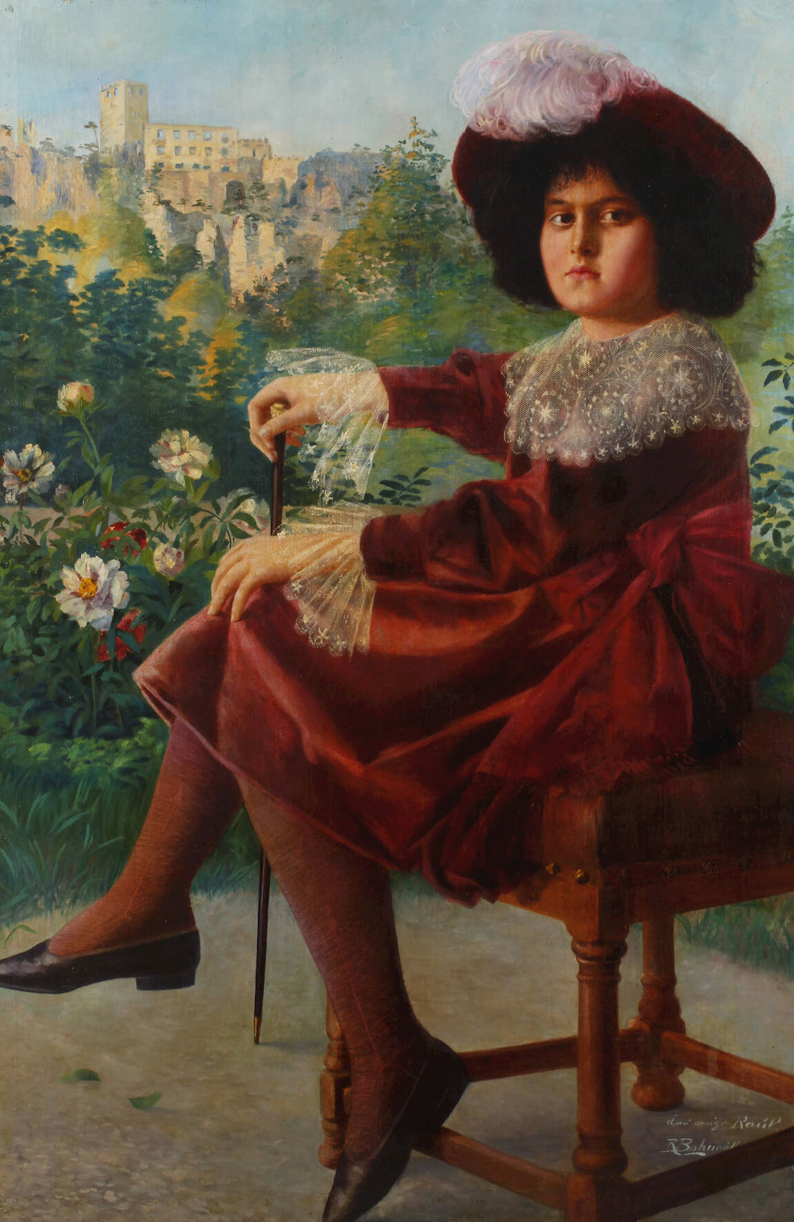 Prof. Rudolf Bohunek, Mädchenbildnis