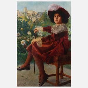 Prof. Rudolf Bohunek, Mädchenbildnis