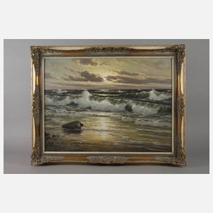 Walter Dettmann, Abends am Strand