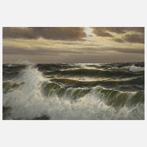 Walter Dettmann, Abends am Strand