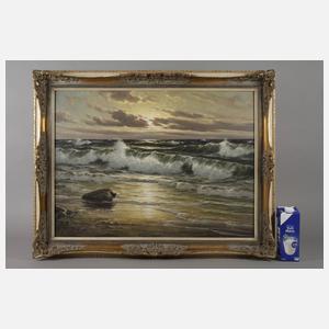 Walter Dettmann, Abends am Strand