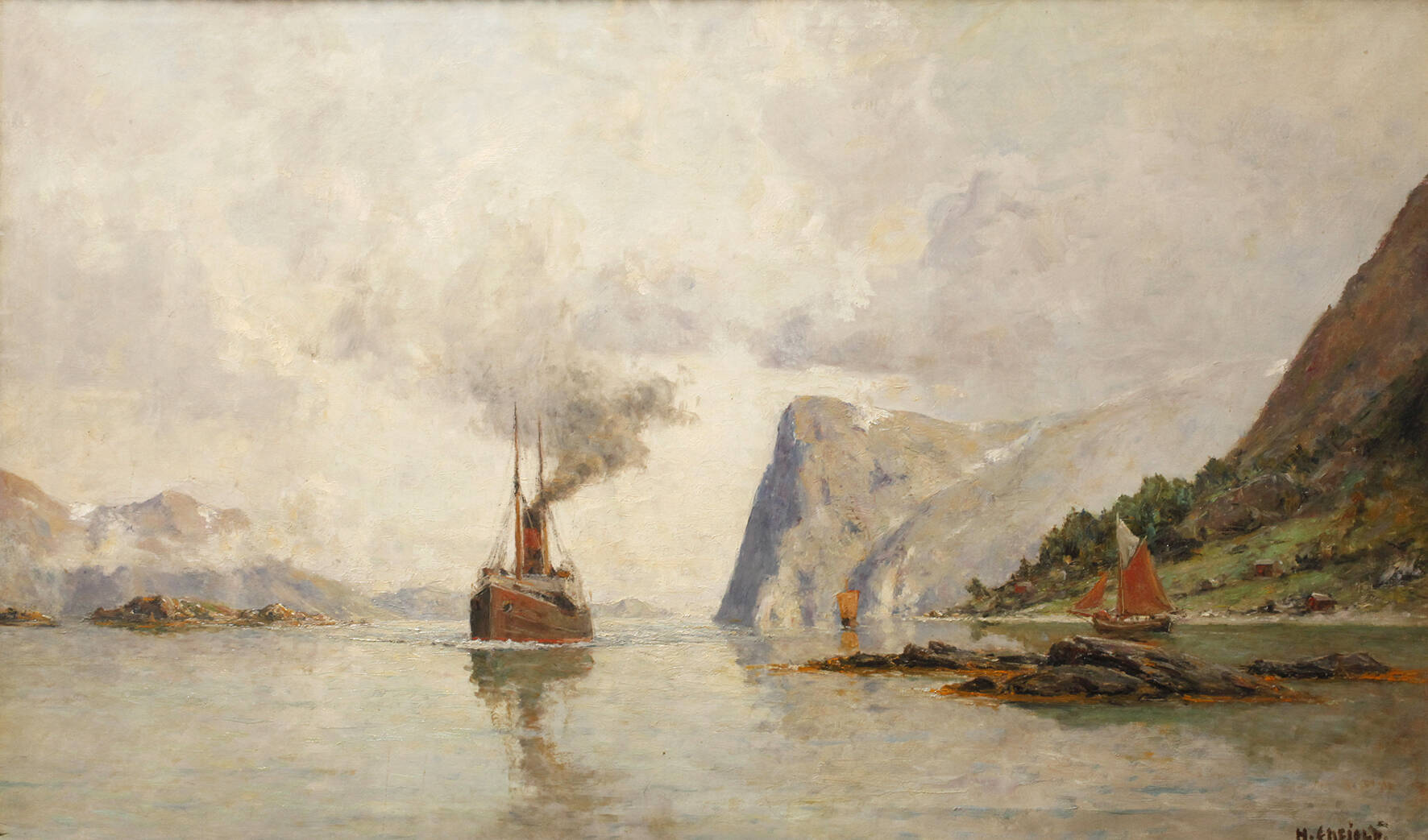 Henry Enfield, Blick ins Sognefjord