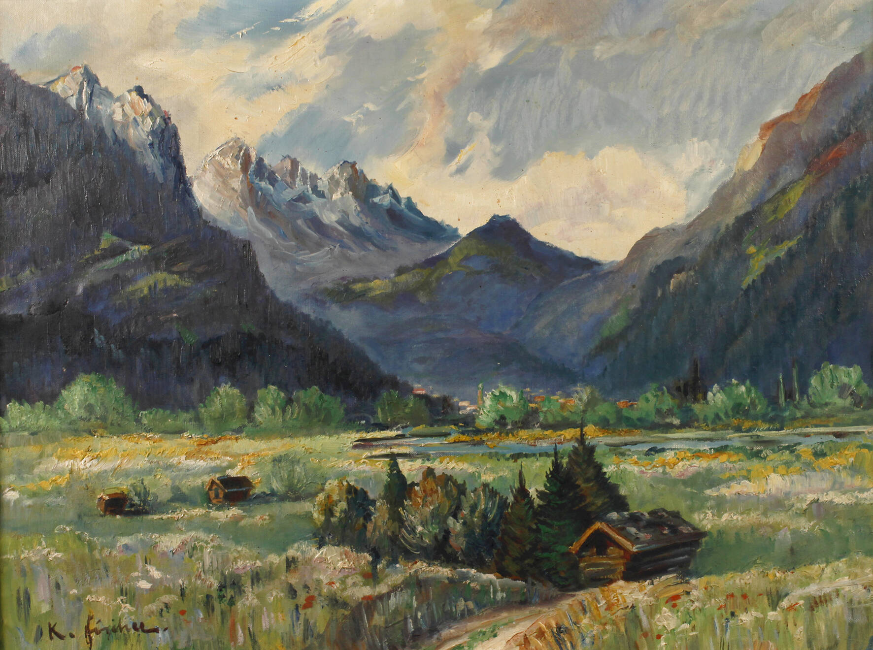 K. Fischer, Sommer in den Alpen