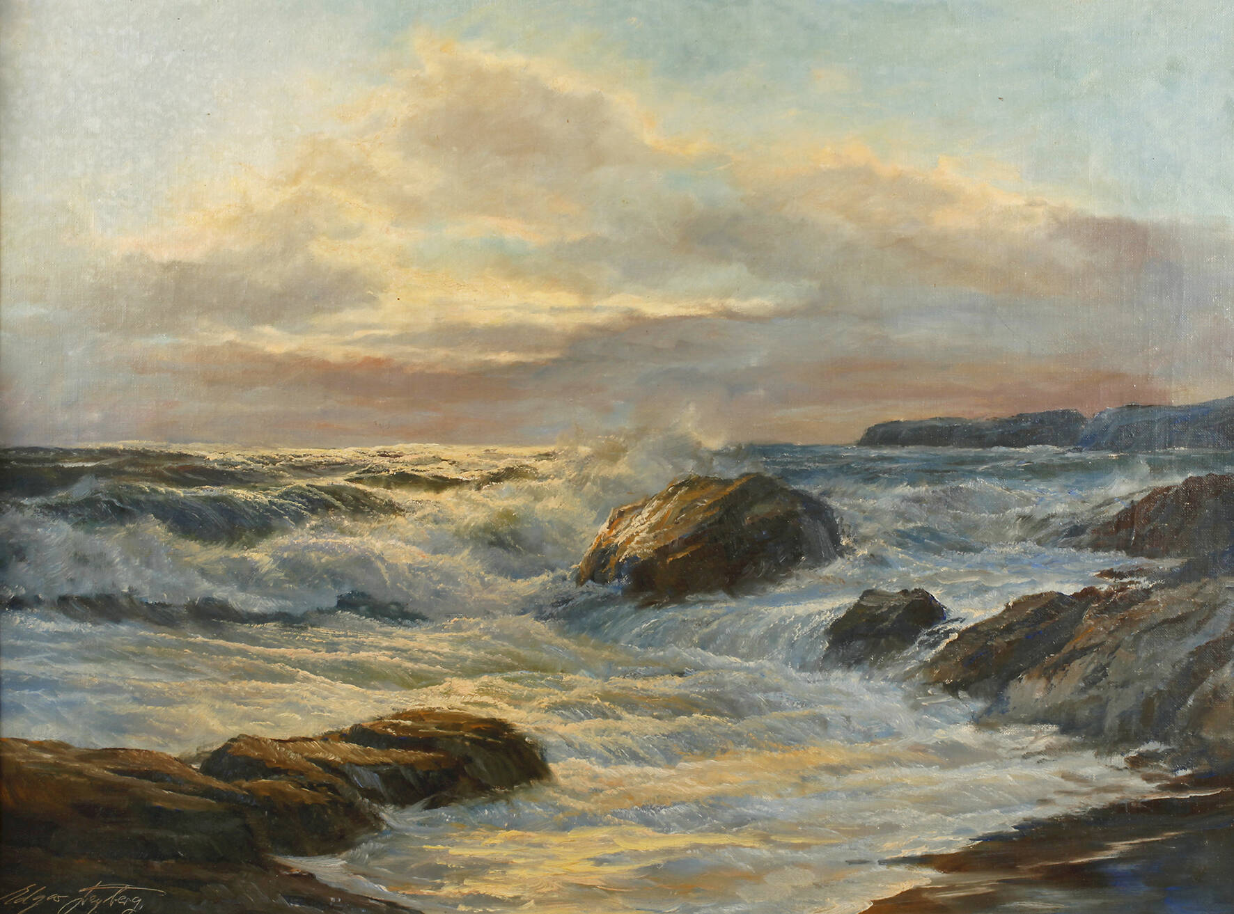 Edgar Freyberg, Meeresbrandung