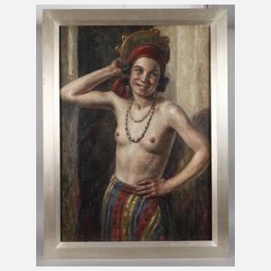 Giacomo Gabbiani, Italienerin mit Tamburin