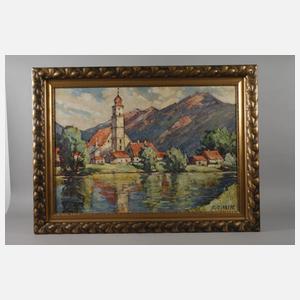 Hermann Gleissner, "Kirche in Oberammergau"