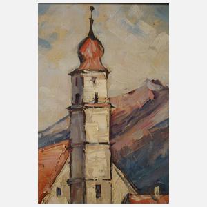 Hermann Gleissner, "Kirche in Oberammergau"