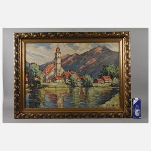 Hermann Gleissner, "Kirche in Oberammergau"