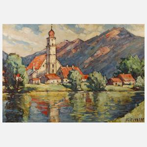 Hermann Gleissner, "Kirche in Oberammergau"