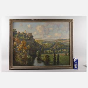 Hans Greinke, Saaletal mit Rudelsburg und Saaleck