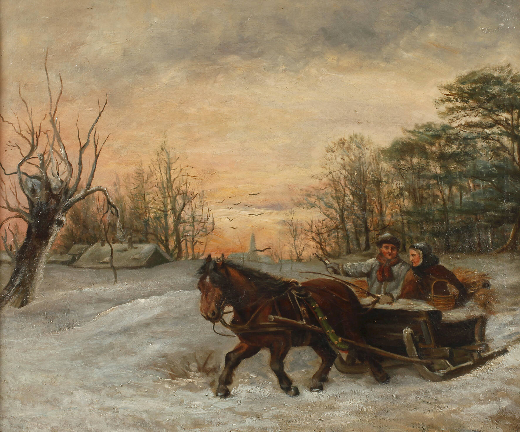 Hadermann, Schlittenfahrt