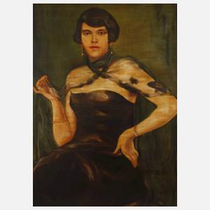 Hermann Halbweis, Damenportrait