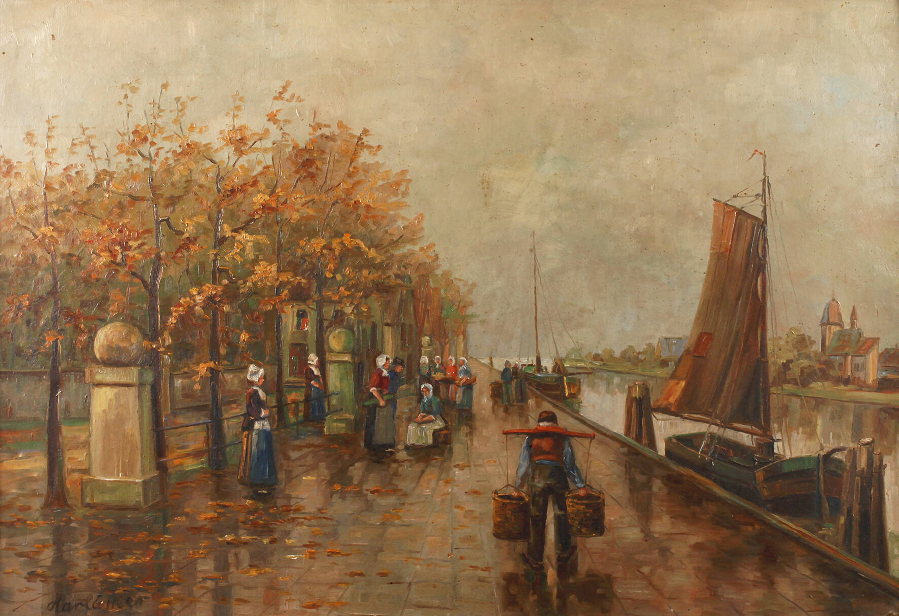 Hans Harländer, Impression aus Holland