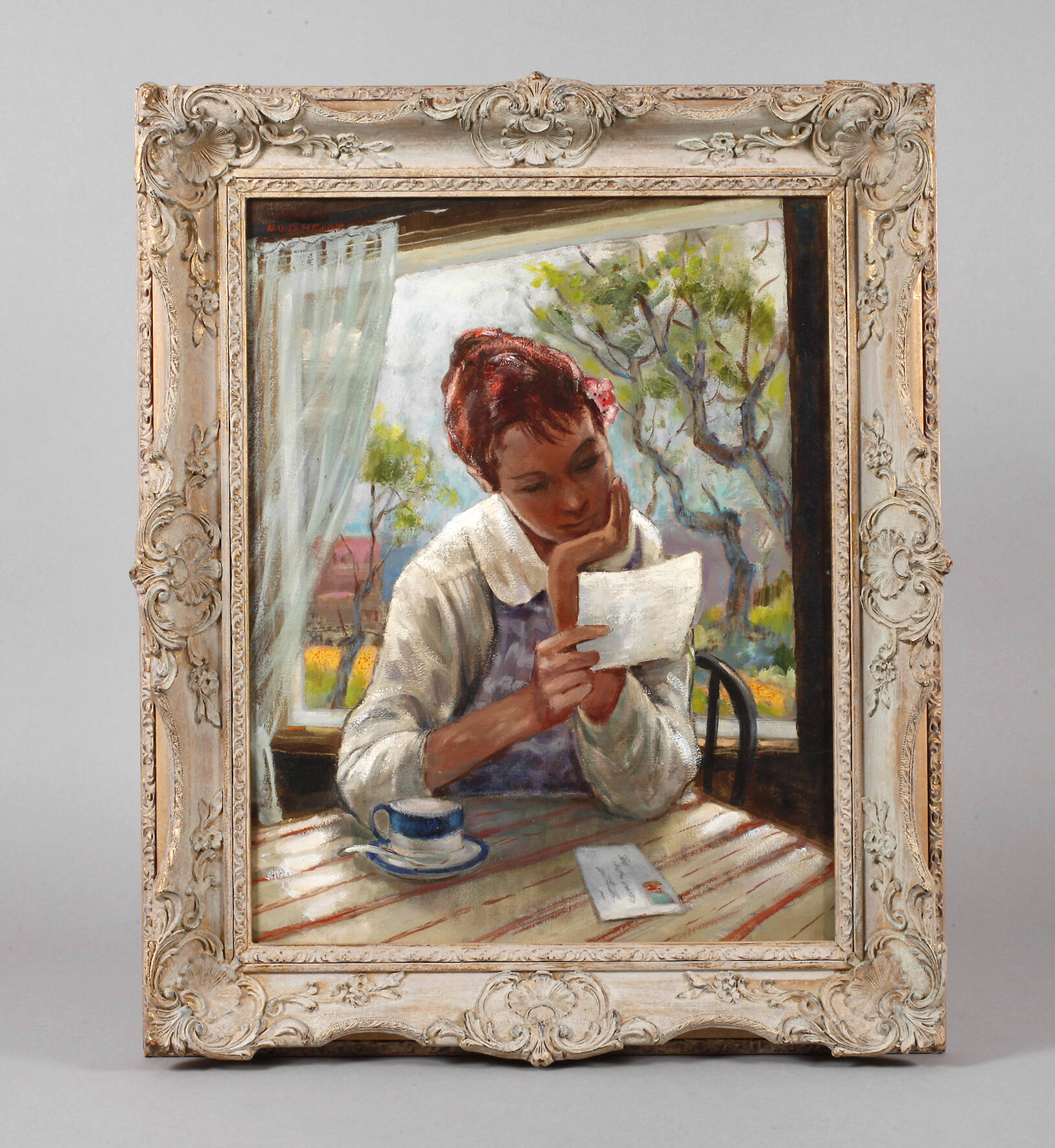 Dorul van der Heide, attr., Lesende