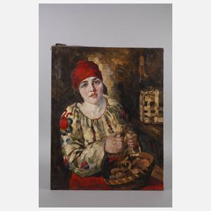 Karl Hoffmann, Kartoffelschälerin