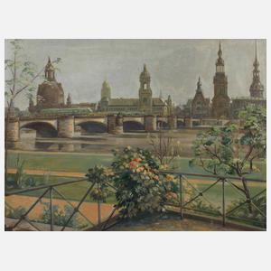 Hückel, Blick auf Dresden